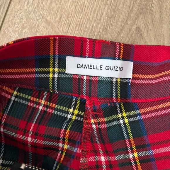 Danielle Guizio Plaid Zipper Trousers - Picture 4 of 5